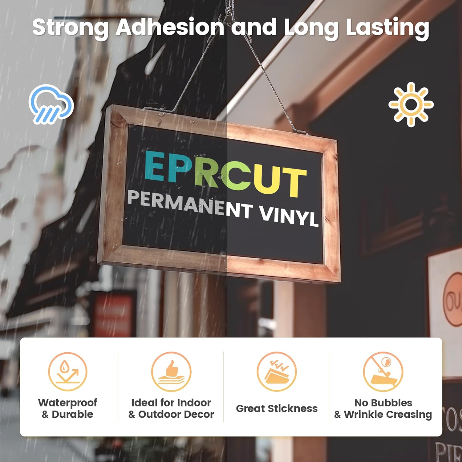 EPRCUT Permanent Vinyl Sheets for Cricut, 12 x 12 Matte Adhesive Vin –  Eprcut