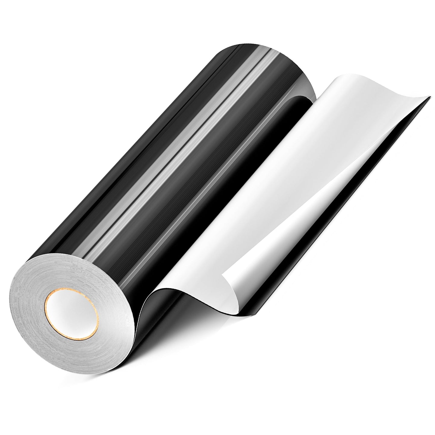 EPRCUT Black Vinyl for Cricut Machine, Silhouette Cameo, 12'' x 50FT Glossy Black Permanent Vinyl Roll for DIY Party Decoration, Black Adhesive Vinyl for Home Wall Stickers, Mug, Card, Sign, Car Decals